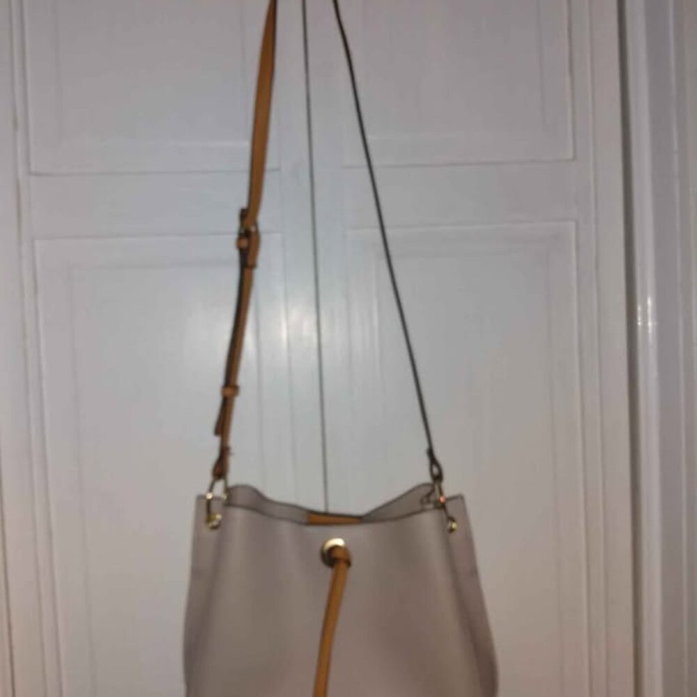 Nanette Lepore Stone Leather Shoulder Bag - Picture 2 of 4